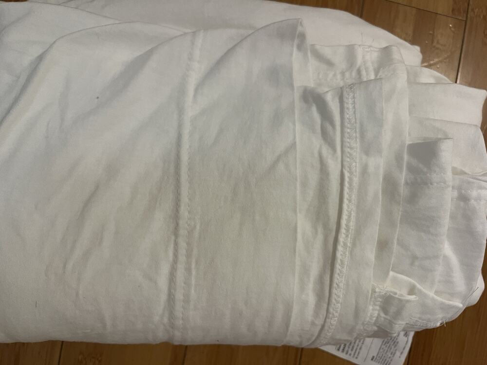 Ikea VARVIAL Twin Flat Sheet 100% Cotton White 104.809.09 Made In Turkey